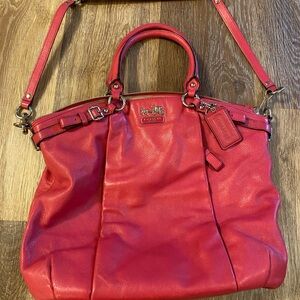 Coach Madison Leather Lindsay Shoulder Bag
